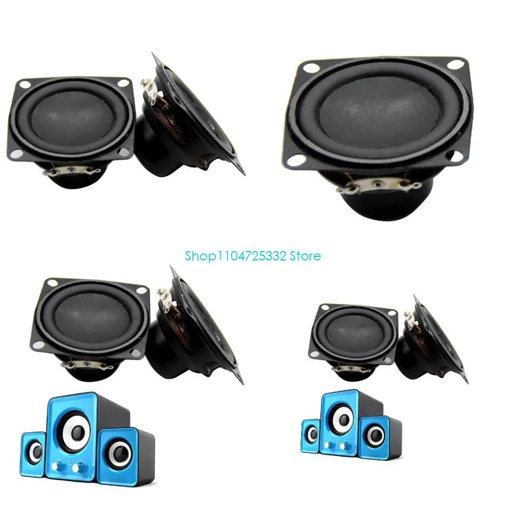 

P5EA 2-дюймовый аудиодинамик, 53 мм, полнодиапазонные динамики, бас 4 Ом, 10 Вт, мультимедийный аудиодинамик для замены динамика