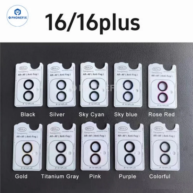 AR + AF ฟิล์มป้องกันเลนส์กระจกนิรภัยซีรีส์16สำหรับ iPhone 16 16 16 16PRO 16PRO ฝาหลังอุปกรณ์ป้องกันเลนส์