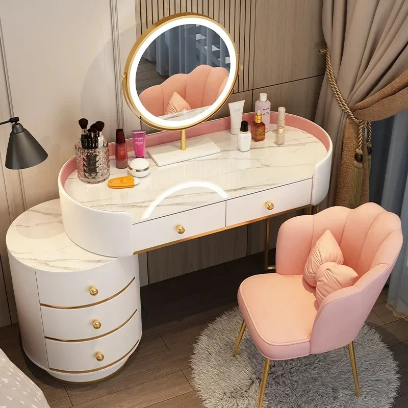 Drawers Hotel Dressing Tables Frames Clearance Workbench Hidden Makeup Table Round Compact Comoda Para O Quarto Funiture Home