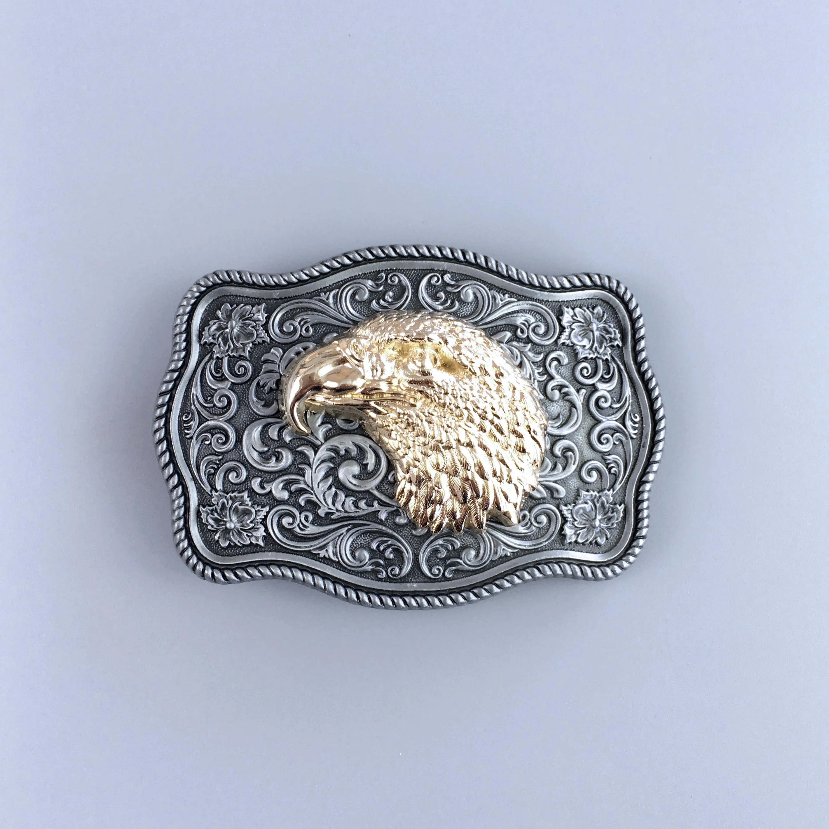 Small Size Vintage Eagle Head Western Belt Buckle Hebilla BUCKLE-WT142EH