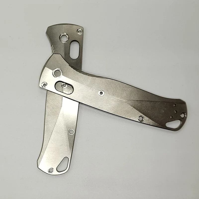 

Custom Knife Titanium Alloy Grip Handle Patches Scales For Genuine Benchmade Bugout 535 Knives DIY Making Replace Accessories