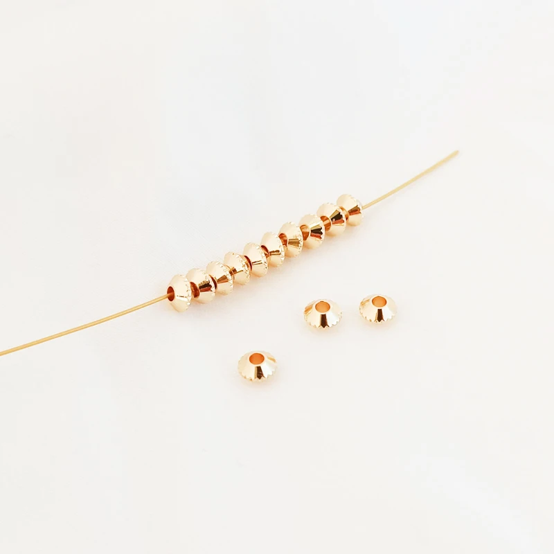 

50 шт., медная упаковка, 14-каратное золото, шестерня, летающая бабочка, разделительная бусина, сделай сам, ювелирные изделия для рук, браслет, материал из бисера, аксессуары