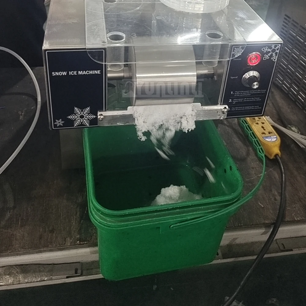 상업용 아이스크림 만들기 기계, 눈송이 기계, 레인보우 컬러, 얼음 면도기, 스노우 콘 기계, 4 배럴