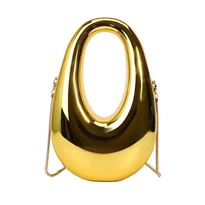Acrylic Going Out Handbag Ins Famous Fashion Glossy Women's Dinner Bags Diagonal Span Wrist Bag Shoulder Messenger Bag
