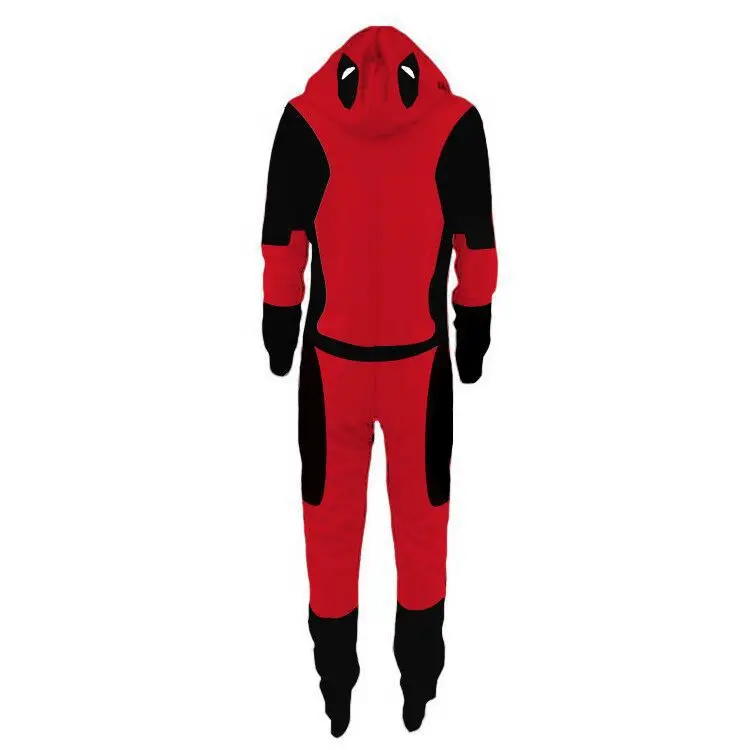 Pijama Cosplay Anime Deadpool, traje de Halloween, bodysuit Zentai, traje adulto, macacões mortos para homens e mulheres