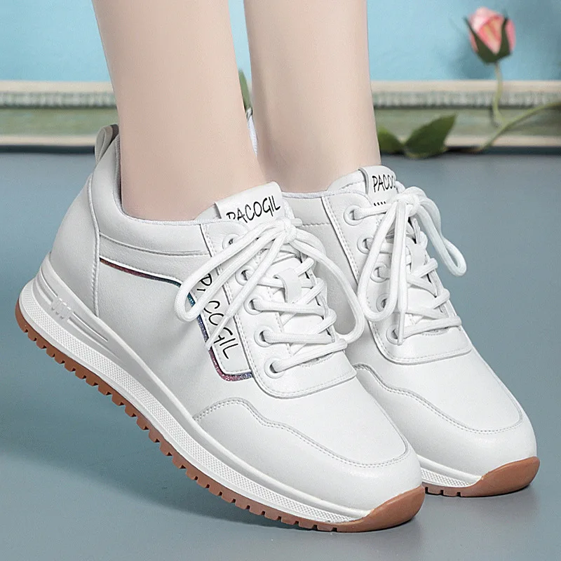 2024 Spring Autumn New Sports Shoes Women\'s Fashion Travel Leisure Soft Sole Middle-aged Elderly mother Shoes Chunky Causal