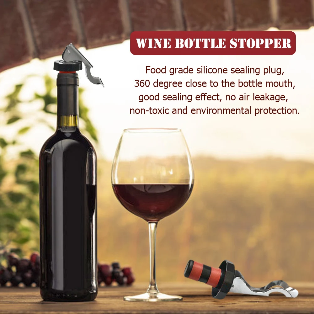 1-8 قطعة الصحافة النبيذ سدادة فراغ مختومة المكونات زجاجة النبيذ سدادة الشمبانيا الضغط السدادة الحافظ التوقف قبعات أدوات المطبخ