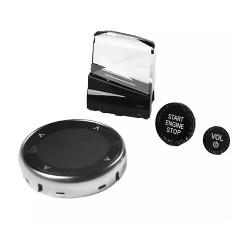 

Hot Selling-Car Crystal Gear Shift Knob Paddle Shifter Engine Start Switch Button For BMW 3 Seres G20 2023+,Car Crystal Gear Shi