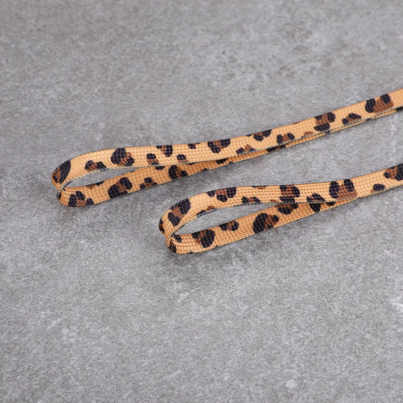 Klassische Schuhbänder mit Tiermuster, kreatives Unisex-Design, für Sneaker und Canvas-Schuhe, flache Schuhbänder mit Leoparden-, Zebra-, Tiger- und Schlangenmuster. – Detail 7