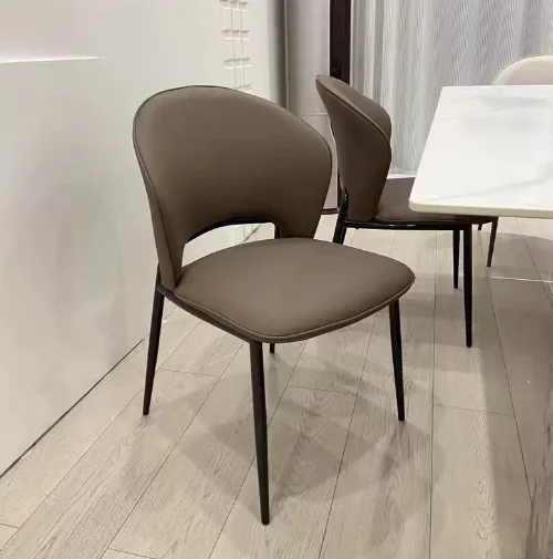 

−xx Back Chair Dining Household Italian Minimalist High-end Hotel Negotiation Chair Restaurant Chair Simple Dining Table&