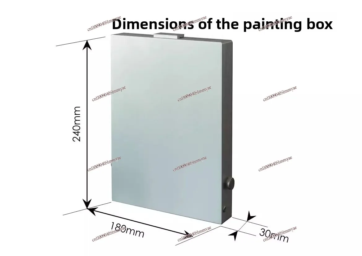 Aluminum alloy outdoor sketching convenient portable adjustable watercolor box