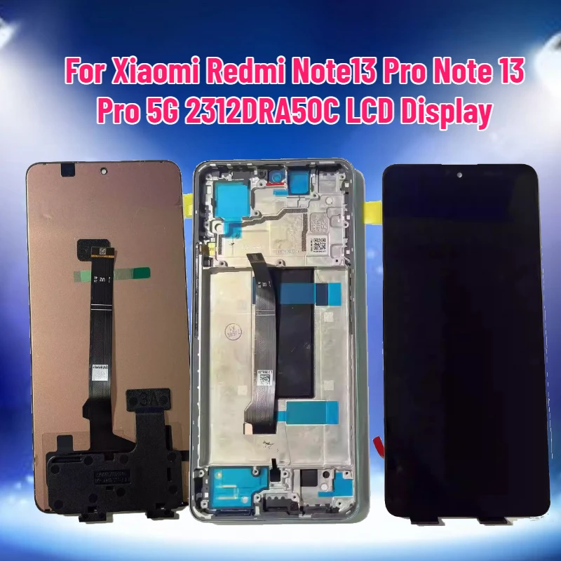 

6.67" Display For Xiaomi Redmi Note13 Pro Note 13 Pro 5G 2312DRA50C LCD Display Touch Screen Digitizer Assembly Replacement