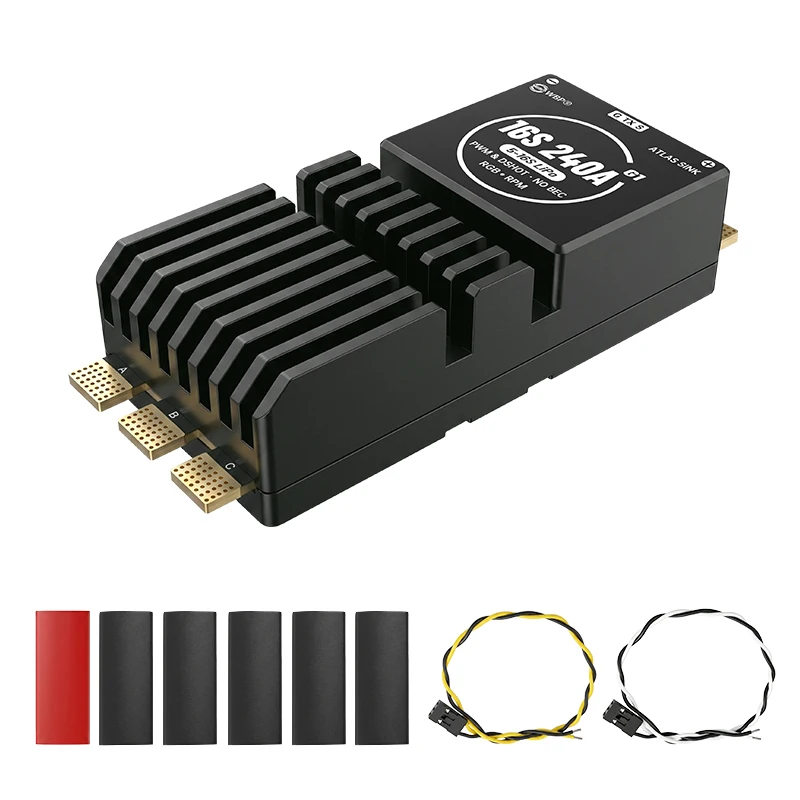 WBP 16S240A G1 AM32 ESCape32 ESC 5S-16S 240A HV Brushless Speed Controller No BEC PWM DSHOT for FPV Heavy Lift Drone UAV