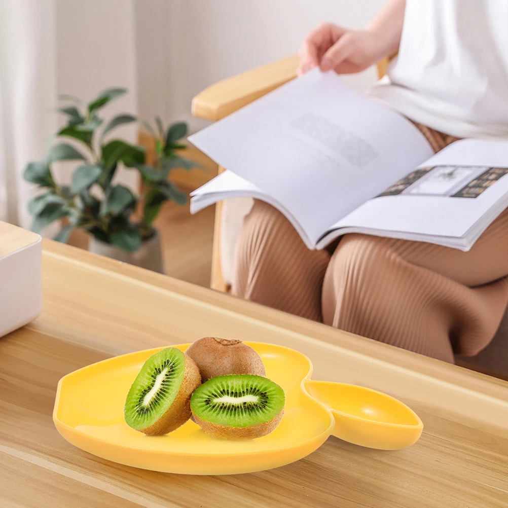 

6pcs Premium Plastic Dumpling Serving Dish With Dip Compartment Multipurpose Food Plate For Home Restaurant Kitchen