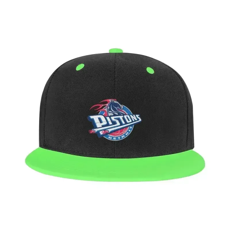 قبعة بيستونز ديترويت الأساسية للأطفال Snapback قبعات بيسبول رياضية ملونة قابلة للتعديل للمراهقين