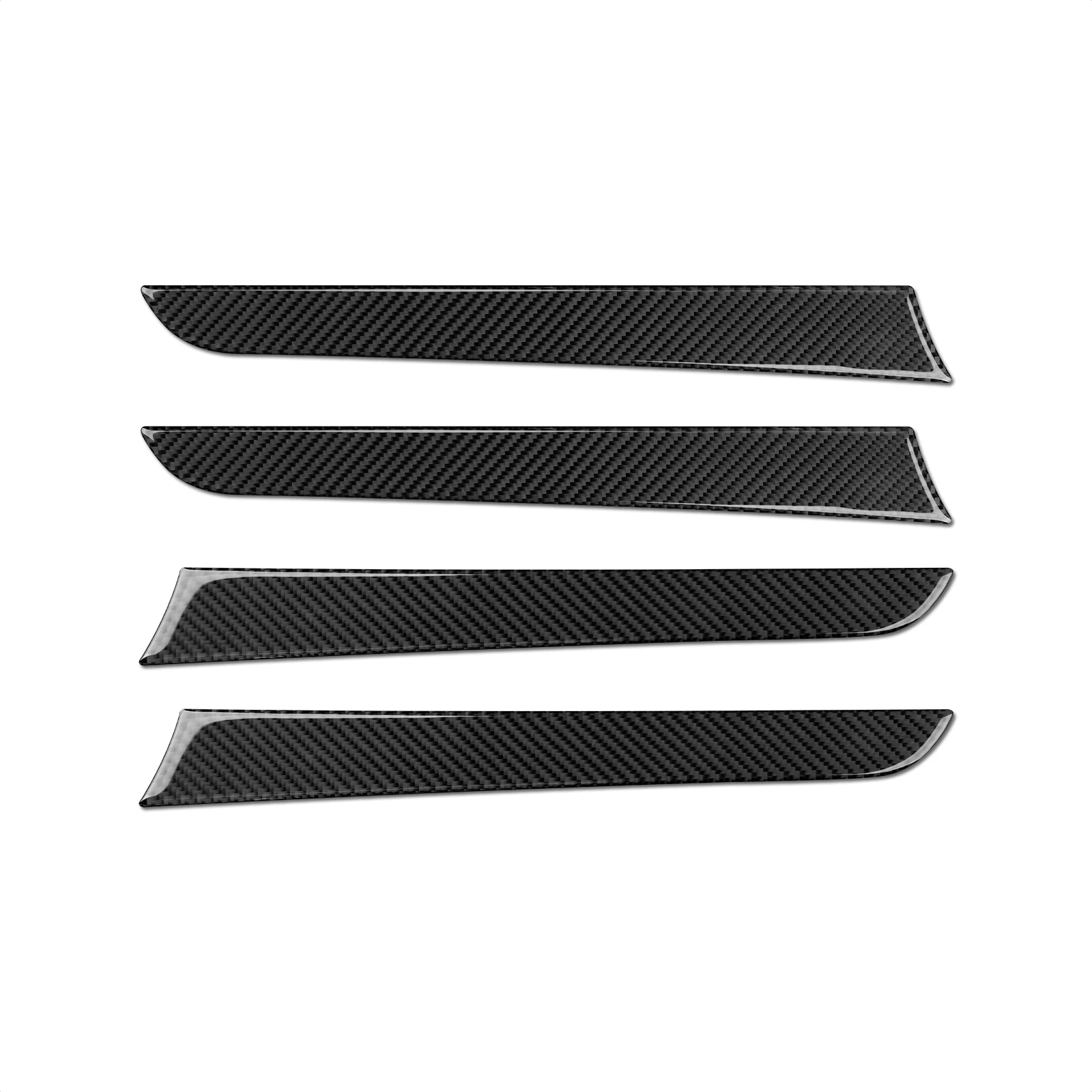 Carbon Fiber Car Door Panel Stickers Car Door Strip Trim For Audi A4 B8 A5 2008 2009 2010 2011 2012 2013 2014 2015 Accessories