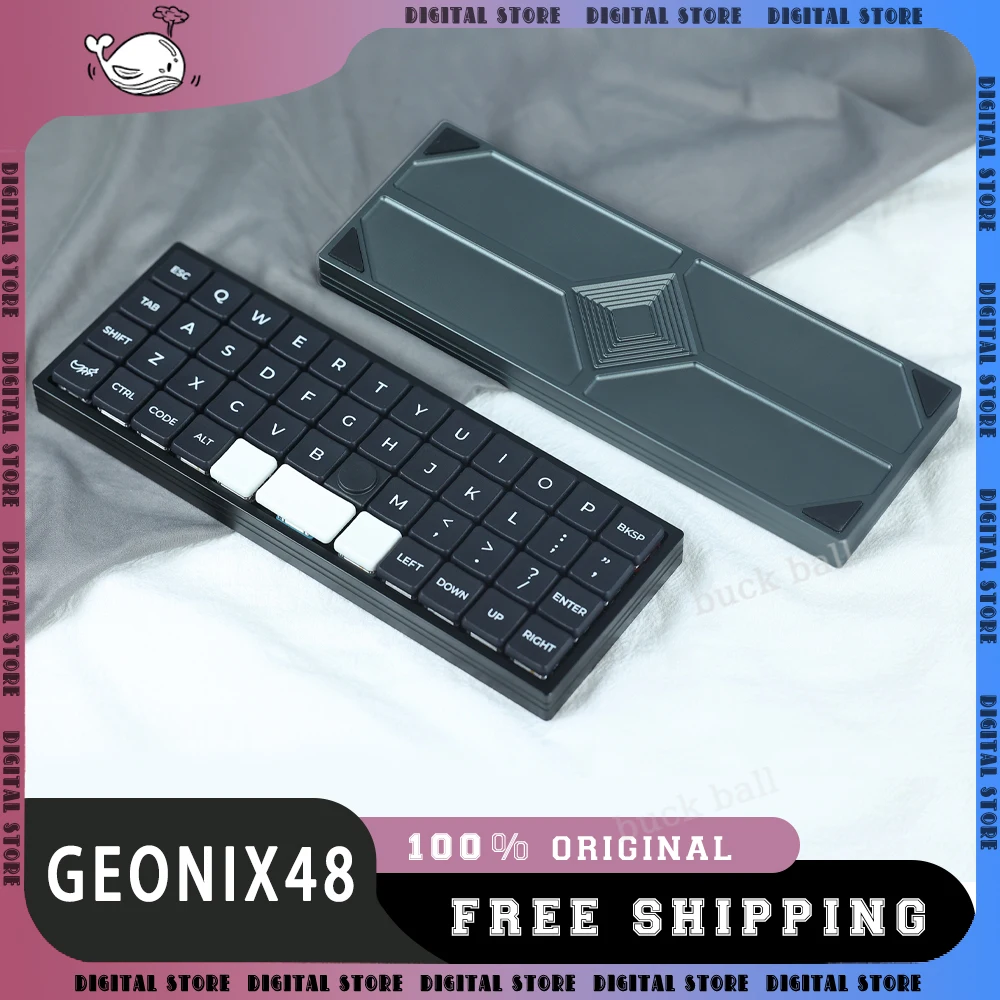 

Chosfox Geonix48 Mechanical Keyboard Wired Keyboards Support Qmk Lightweight Hot Swap Custom Keyboards Kits For Computer Ipad