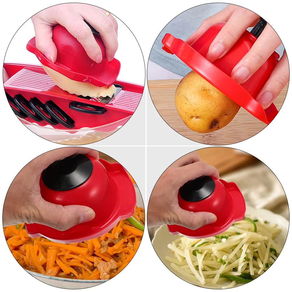 

2pcs Food Slicer Safety Holder Sturdy Finger Kitchen Hand Protector Grater Cutting Assistant Vegetable Slicer Finger Guard