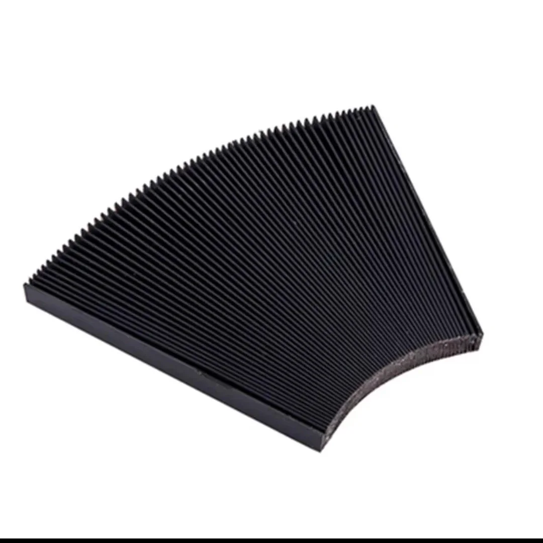 130mm-300mmCustom Size Milling Flexible CNC Engraver Machine Protective Flat Accordion Bellows Cover Tool Mill Parts