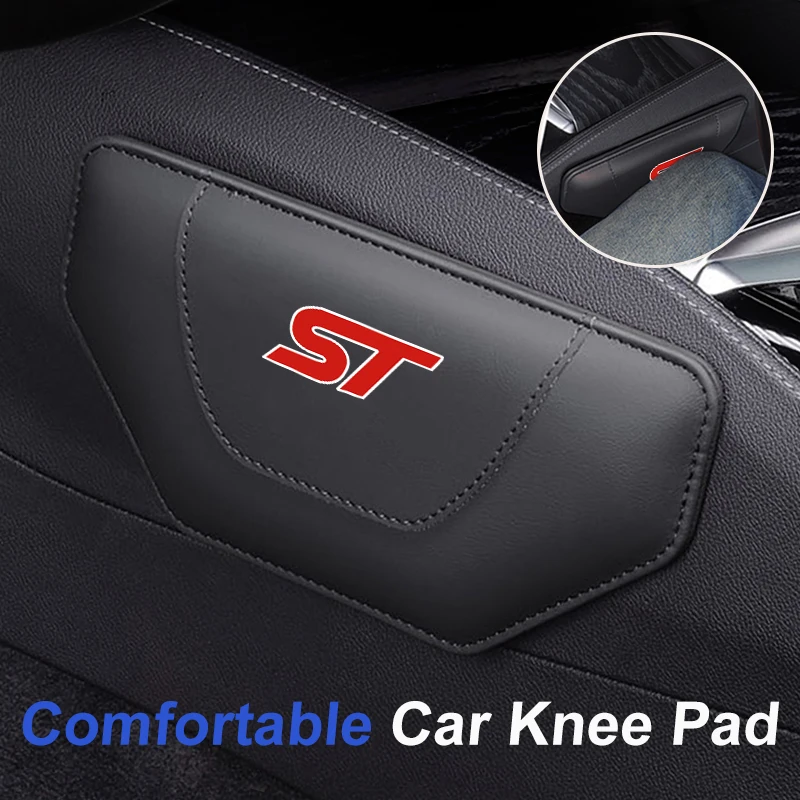 Car Knee Pad Elbow Pillow Leg Cushion Hand Support Accessories For Ford ST MK2 Focus Fiesta Ranger Mustang Escort Falcon
