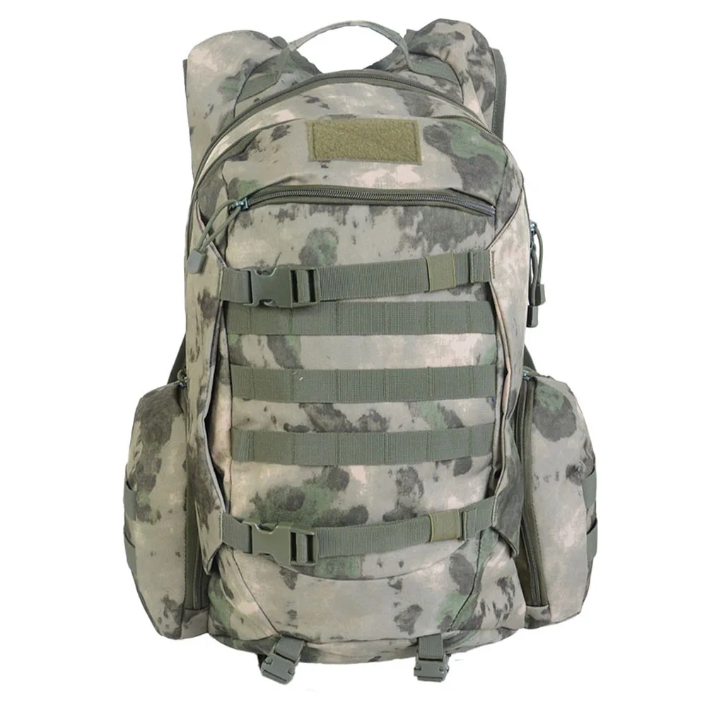 Outdoor new camping hiking backpack 45L large capacity shoulder men tactical camouflage flat shark backpack