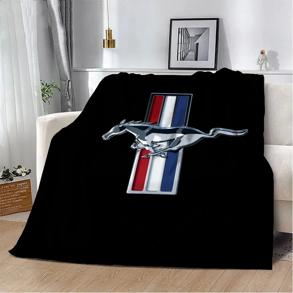 Thin Wadding Blanket for Sofa Decoration M-Mustang Luxury Blankets & Throws Designer Throw Blanket Fluffy Home Interior Soft Nap