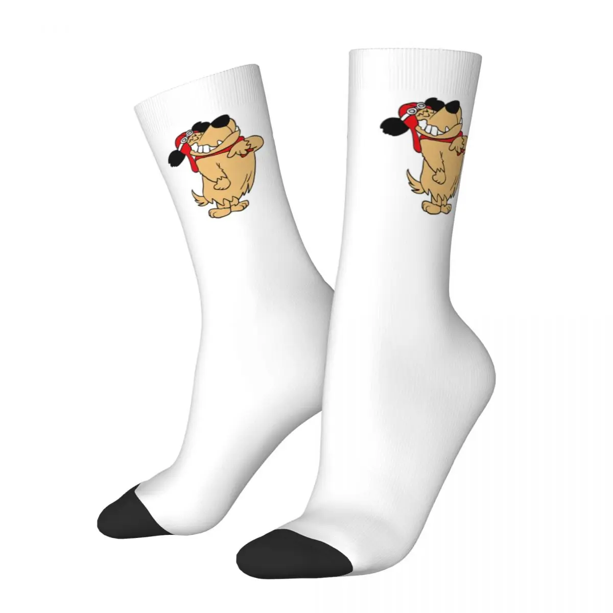 Casual Muttley Muttley Cartoon Laughing Laugh Dog Unisex Winter Socks Warm Happy Socks Street Style Crazy Sock