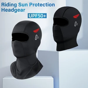Para honda cbr cbr600rr cbr900 cbr954 cbr1000 ciclismo boné verão refrigeração da motocicleta balaclava chapéus sol proteção uv bicicleta correndo 8 principais vendas chapeu da honda - №3