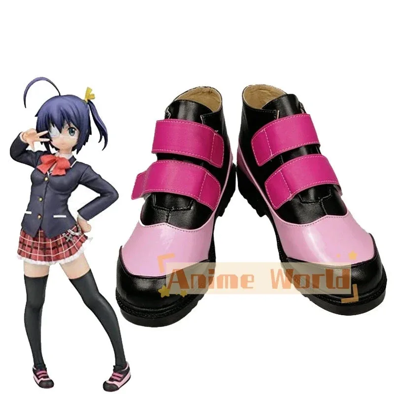 

Chunibyo & Other Delusions Chunibyo демонстрация Koi ga Shitai! Rikka Takanashi Обувь для косплея Хэллоуин Карнавальные сапоги на заказ