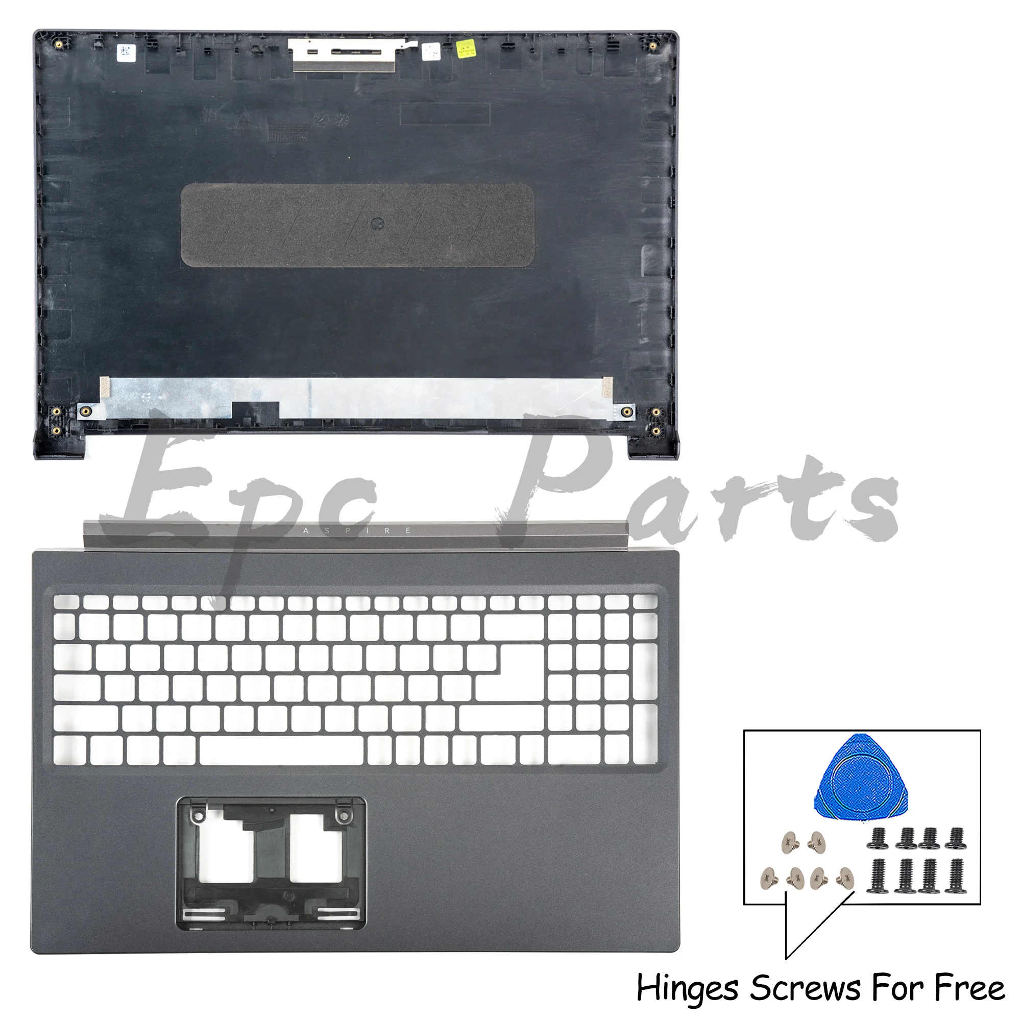 Epc Parts N19C5 For acer Aspire A715-75G A715-41G Gray LCD Back Cover Palmrest Upper AP2Y2000200 Laptop Housing Case Replacement