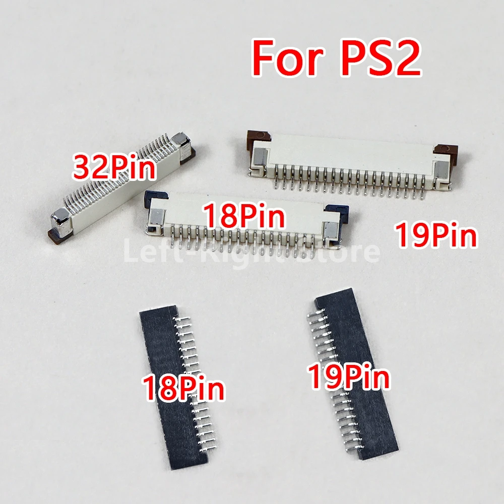 소니 PS2 18핀 19핀 32핀 키 필름 소켓 플렉스 리본 플렉스 케이블 연결 포트 전도성 필름 소켓 커넥터 50개