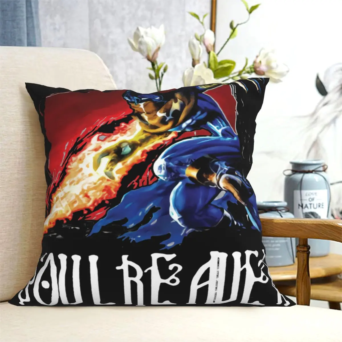 Soul Reaver Cushion Pillow Cover Kawaii Pillow Cover Throw Pillow Home Decoration Customizable