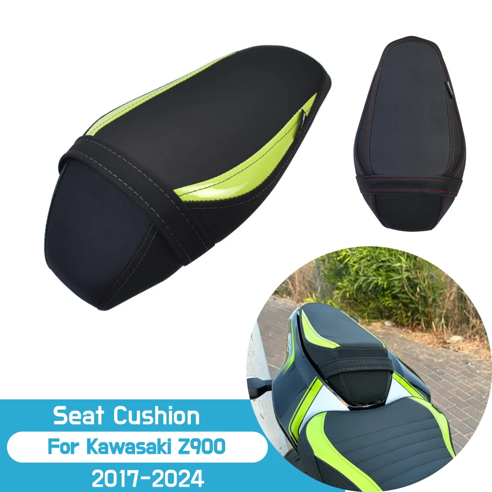 

Для Kawasaki Z900 2017-2024 2023 Z900 Подушка заднего сиденья Подушка пассажирского сиденья Чехол Аксессуары для двигателя мотоцикла Синтетическая кожа