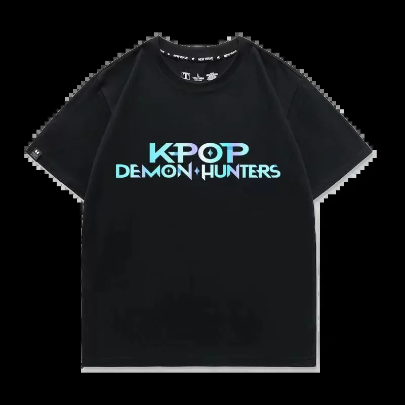 

Candy 2025Kpop аниме уличная одежда Kpop охотники на демонов футболки браслет модные Y2K эстетические футболки женские/мужские летние хлопковые мягкие Sho