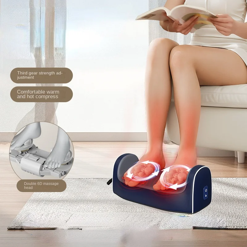 

Leg Massagers, Kneading Hot Compress Home Feet Massager, Automatic Multi-functional Reversible Massage Foot Massage Machine