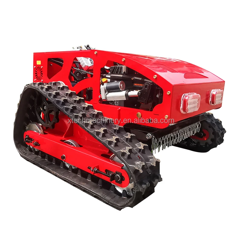 Crawler Remote Control Lawn Mower Portable Lawn Mower With Rubber for Agriculture