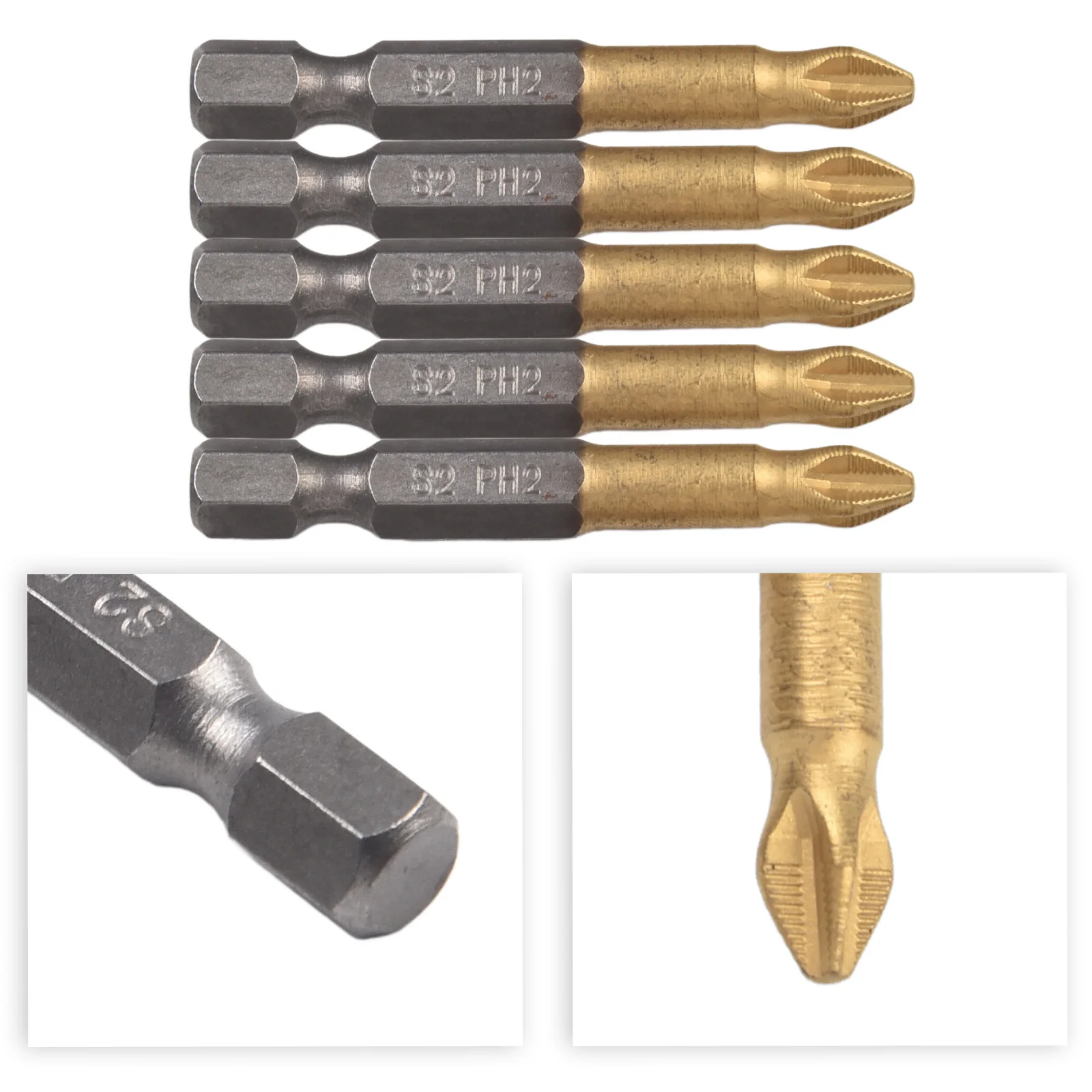 

Tools Cross Bits 5/10Pcs 60*50mm Cross Drill Bit Hex Handle Screwdriver Chrome Vanadium Alloy Steel High Quality