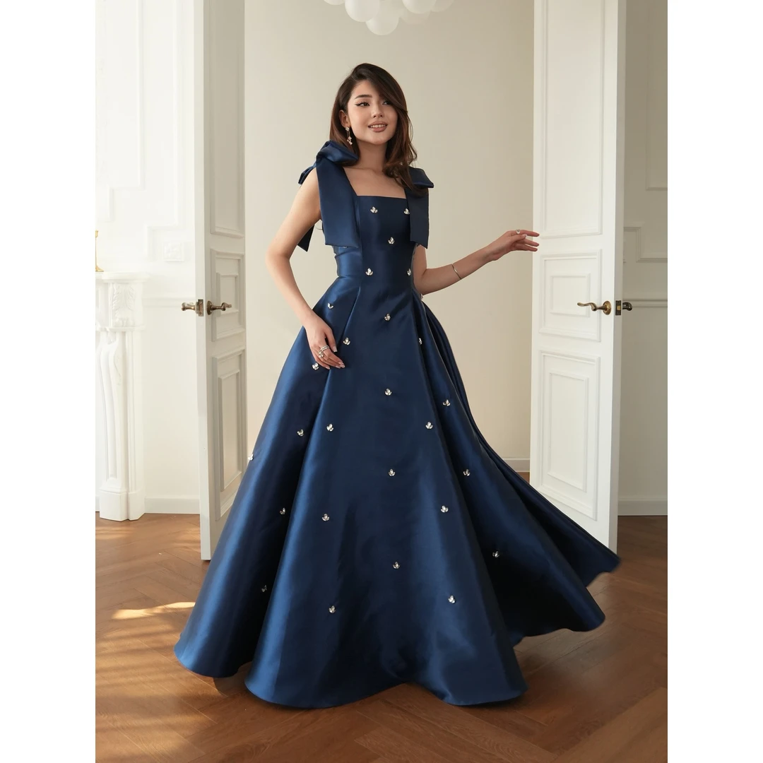 

Aura Evening Dresses for Special Occasions A Word Robe Designer Luxe Satin Best Selling Dresses for Woman Party Wedding Elegant