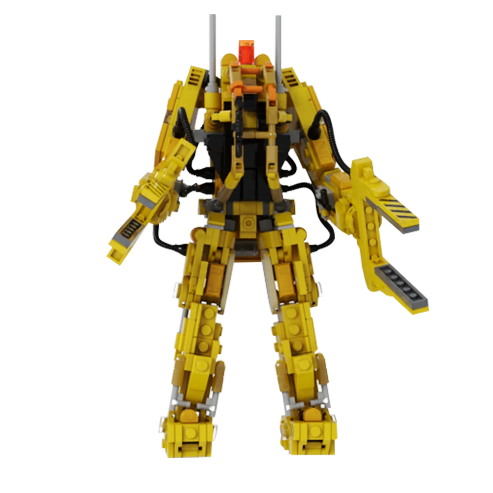 

Gobricks MOC Aliensed Machinery Series PART V Robot Building Block set Mini size P-5000 Powered Work Loader Brick Toys Kids Gift