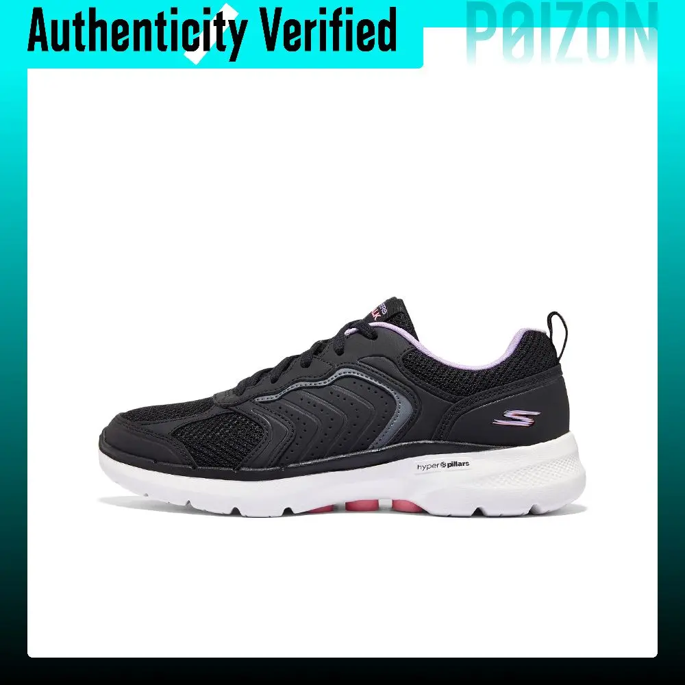skechers-go-walk-6-breathable-lightweight-low-top-casual-shoes-women's-black-124633-bkmt