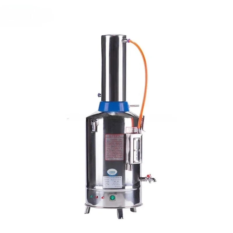5L/10L/20L Automatic Stainless Steel Water Distiller, Laboratory Grade Distilled Water Machine with Auto Shut-Off
