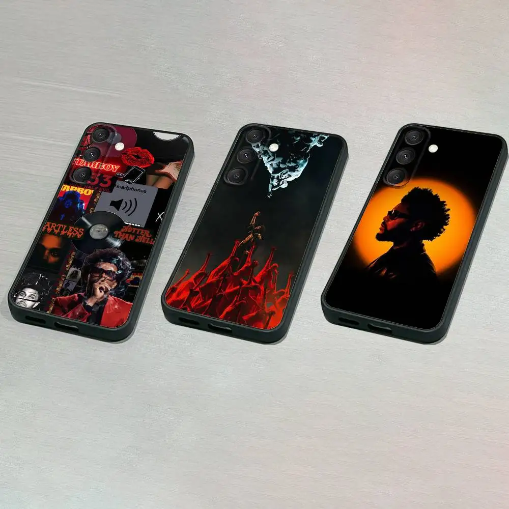 

The W-Weeknd XO Phone Case For Samsung S25,S24,S23,S22,S21,S20,S10,Ultra,Plus,Lite,FE,Soft Silicone Black Cover