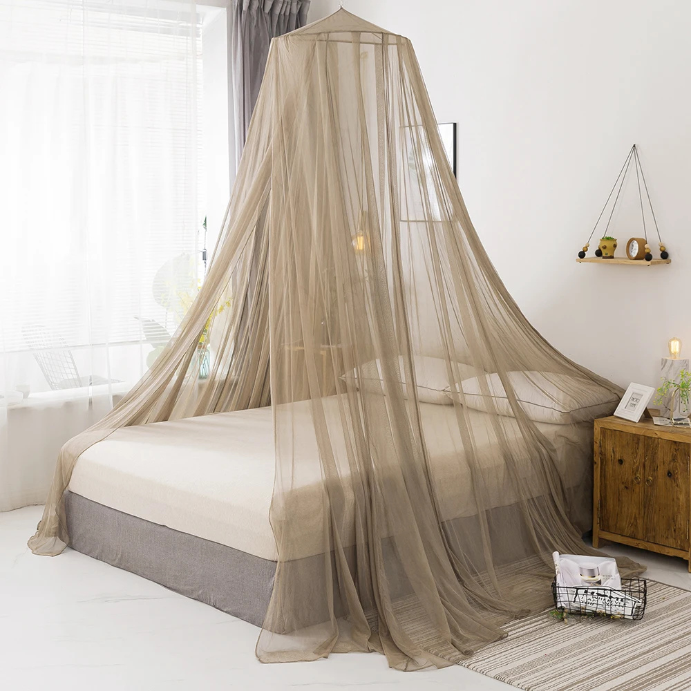 100% Silver Coated RF/EMF Shielding Canopy Hot Sale Radiation Protection Bed Canopy Round Top Mosquito Net