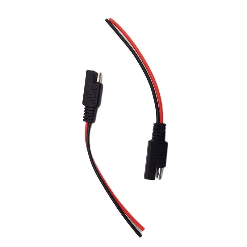 2PCS/Set DIY SAE Power Automotive Extension Cable 18AWG 10CM Solar Battery Plug Wire SAE Connector Cable Q1