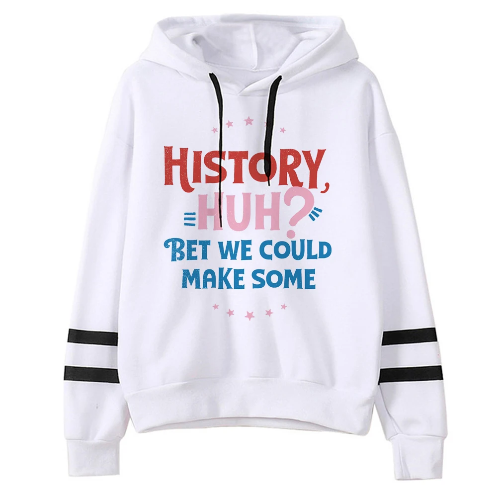 Red White And Royal Blue hoodies women Winter  gothic Fleece anime hoddies sweatshirts women long sleeve top pulls