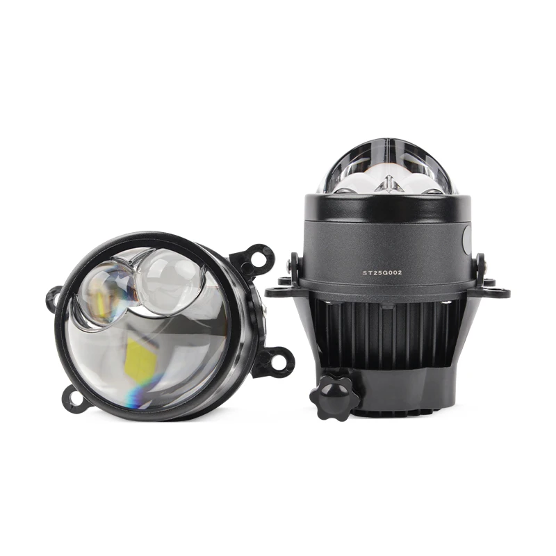 

Для Toyota Nissan Кронштейн 3-дюймовый bi светодиодный проектор лазерные противотуманные фары высокой мощности 80 Вт Bi Led объектив дальнего/ближнего света Автомобильные противотуманные фары 12 В