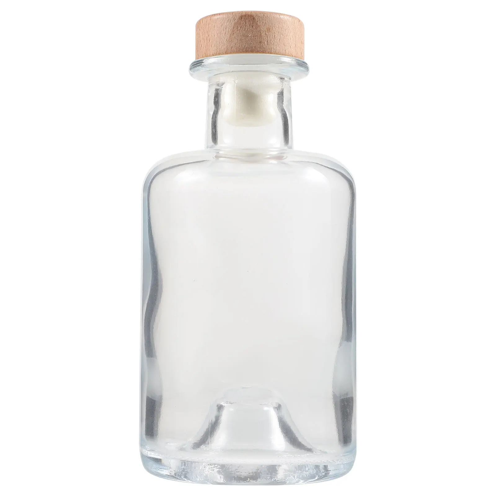 

Empty Thickened Glass Liquor Bottle Classic Transparent Reusable Airtight for Party Wedding Barbecue Picnic Wine Bottle