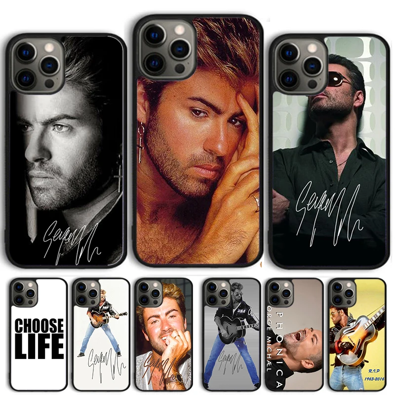 G-eorge Michael Handsome Singer Phone Case For IPhone 17 Air 16 15 14 13 12 11 Pro Max Plus Shockproof Cover