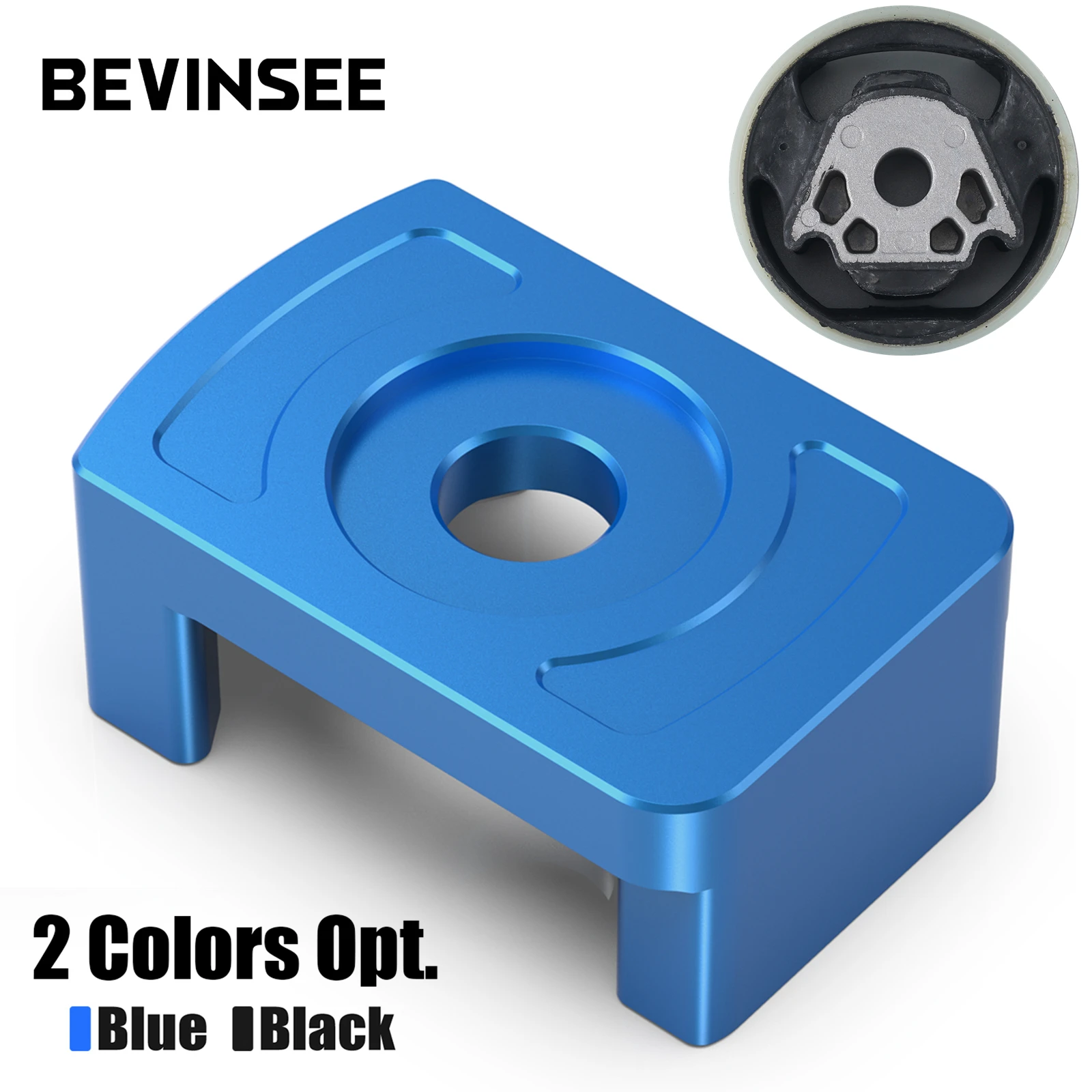 

BEVINSEE Lower Engine Mount Insert, for Audi A3 8P, for VW for Golf for Tiguan for Touran, for SEAT Altea 5P, for Skoda Octavia