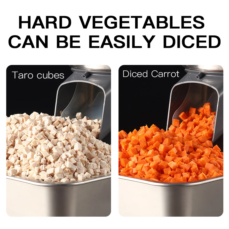 #% 7-in-1 Electric Commercial Food Processor Multifunctional Vegetable Chopper Cutter Slicer Dicer For Onion Potato For Househol